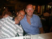 Croatia Diving: happy Instructors after dinner